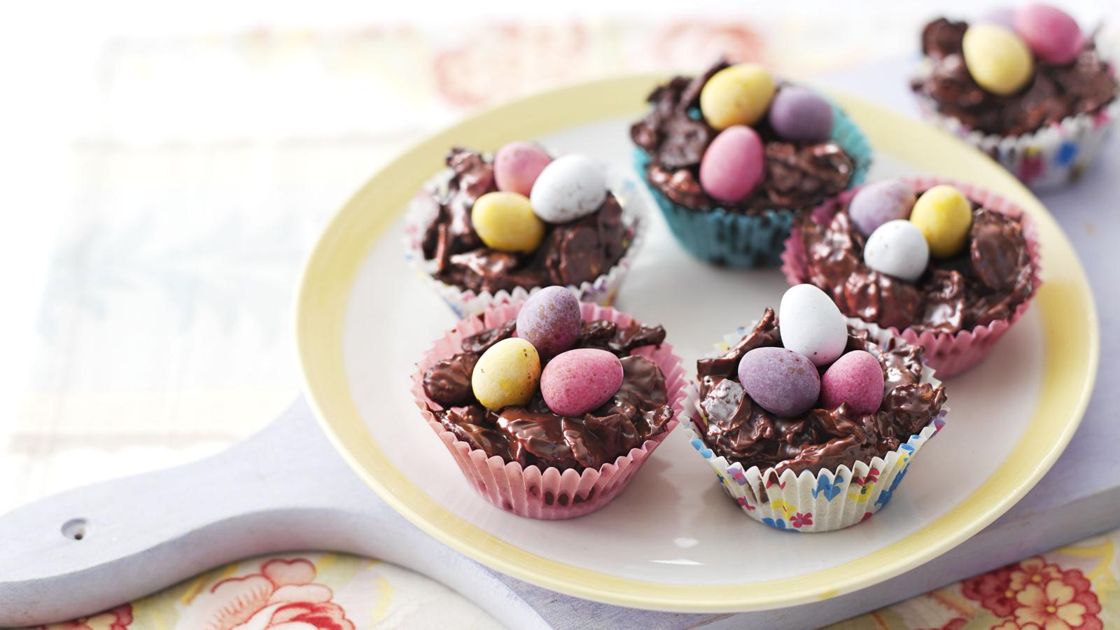 chocolate egg nests